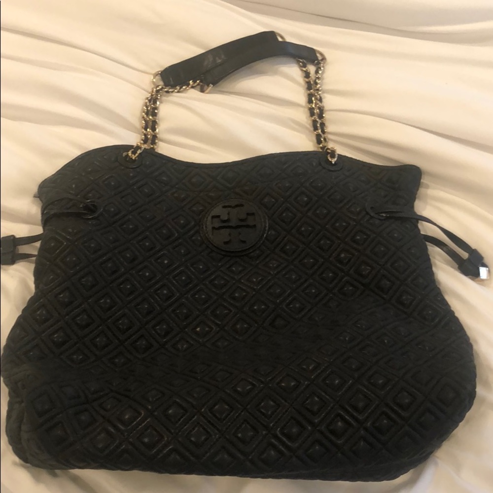 Tory Burch black over the shoulder bag